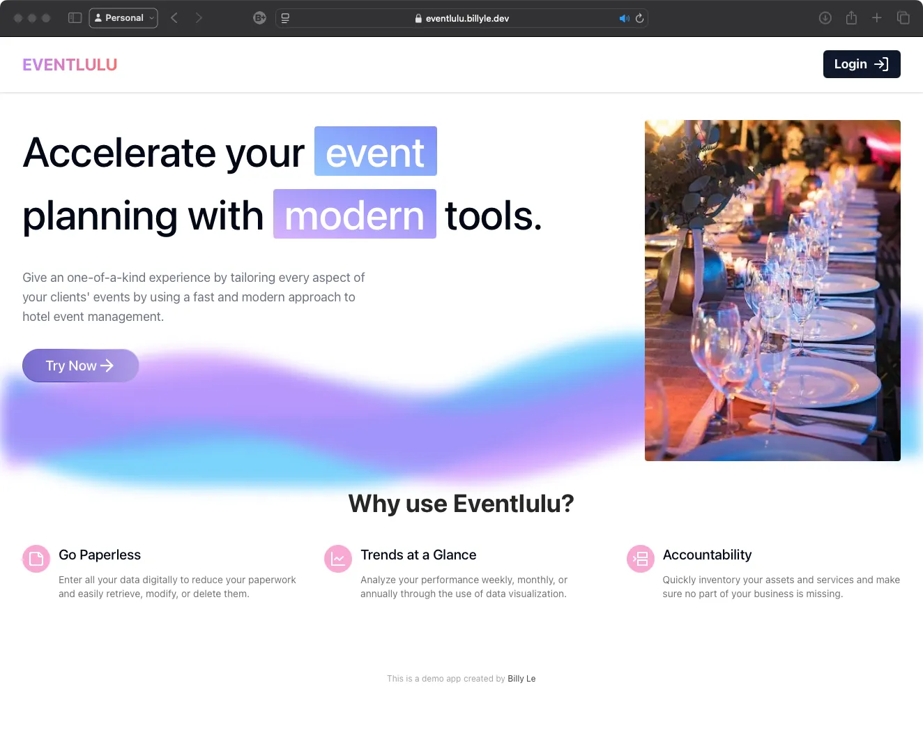 eventlulu home page