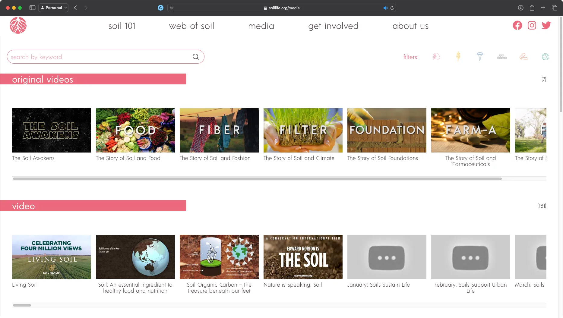 soil life - media page